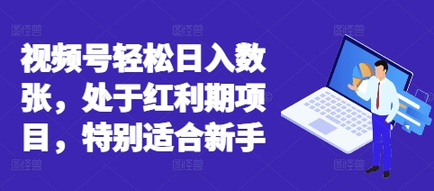 视频号轻松日入数张，处于红利期项目，特别适合新手|轻创终点站
